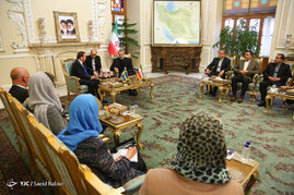 دیدار نخست وزیر سوئد با علی لاریجانی