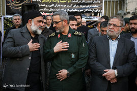 مراسم تشییع پیکر والده سردار نقدی