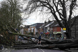 خسارات ناشی از طوفان در انگلیس