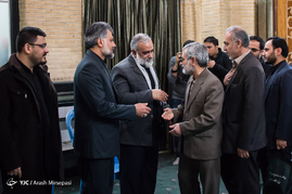 مراسم ختم والده سردار نقدی