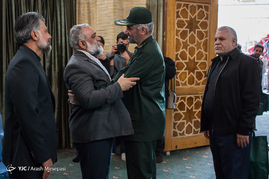 مراسم ختم والده سردار نقدی