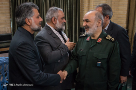 مراسم ختم والده سردار نقدی