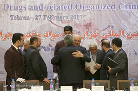 كنفرانس بين المللى تهران عليه مواد مخدر و جرائم سازمان يافته