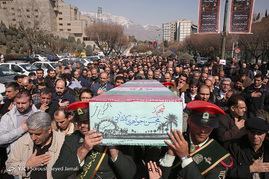 مراسم تشییع پیکر مطهر شهید غواص