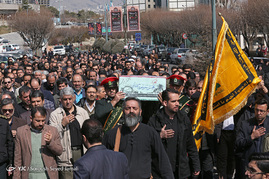 مراسم تشییع پیکر مطهر شهید غواص