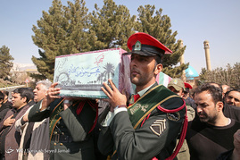 مراسم تشییع پیکر مطهر شهید غواص