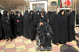 مراسم تشییع پیکر مطهر شهید غواص