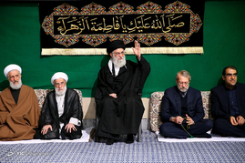 اولین شب عزاداری فاطمیه ۱۴۳۸ در حسینیه امام خمینی