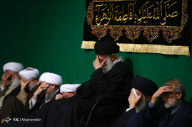اولین شب عزاداری فاطمیه ۱۴۳۸ در حسینیه امام خمینی