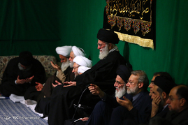 اولین شب عزاداری فاطمیه ۱۴۳۸ در حسینیه امام خمینی