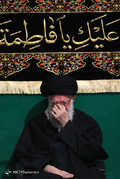 اولین شب عزاداری فاطمیه ۱۴۳۸ در حسینیه امام خمینی