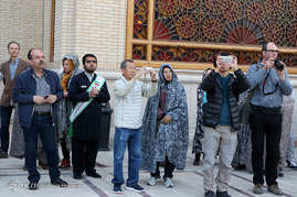 تشییع پیکر 10 شهید گمنام در شیراز