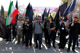 تشییع شهید گمنام در شیراز