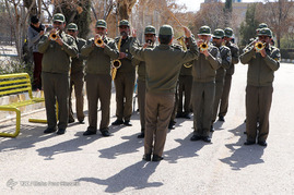 تشییع شهید گمنام در شیراز