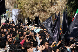 تشییع شهید گمنام در شیراز