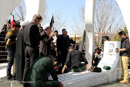 تشییع شهید گمنام در شیراز