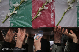 تشییع پیکر 3 شهید مدافع حرم و 5 شهید گمنام - قم‎