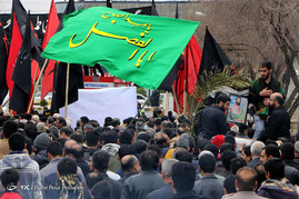 تشییع 1 شهید دفاع مقدس و 1 شهید گمنام - شیراز