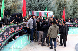 تشییع 1 شهید دفاع مقدس و 1 شهید گمنام - شیراز