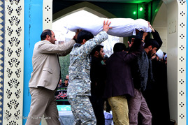 تشییع 1 شهید دفاع مقدس و 1 شهید گمنام - شیراز