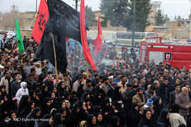 تشییع 1 شهید دفاع مقدس و 1 شهید گمنام - شیراز