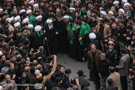مراسم عزاداری شهادت حضرت فاطمه زهرا(س) در قم‎