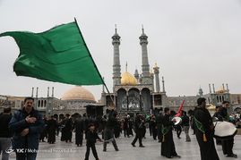 مراسم عزاداری شهادت حضرت فاطمه زهرا(س) در قم‎