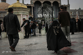 مراسم عزاداری شهادت حضرت فاطمه زهرا(س) در قم‎