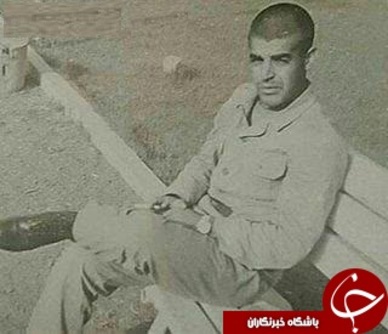حمید لولایی در دوران سربازی سال ۵۶ خورشیدی 