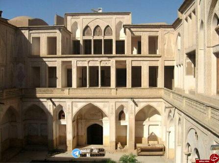 نمايى زيبا از خانه عباسيان،كاشان