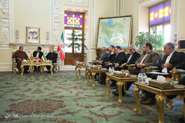 دیدار رییس مجلس با رییس مجلس سریلانکا