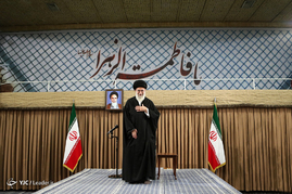 دیدار مسئولان و دست‌اندرکاران راهیان نور با رهبرمعظم انقلاب