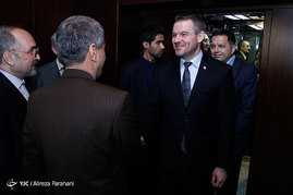 دیدار علی طیب نیا وزیر اقتصاد و دارایی با معاون نخست وزیر جمهوری اسلواکی و هیئت همراه