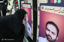 مراسم چهلمین روز درگذشت شهدای آتش نشان حادثه پلاسکو