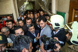 مراسم چهلمین روز درگذشت شهدای آتش نشان حادثه پلاسکو