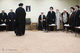 دیدار رئیس و اعضای مجلس خبرگان رهبری با رهبر معظم انقلاب