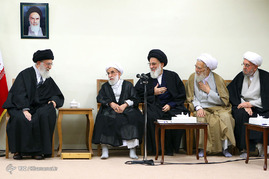 دیدار رئیس و اعضای مجلس خبرگان رهبری با رهبر معظم انقلاب