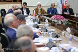 صبحانه کاری در اتاق بازرگانی ایران با حضور حجت الاسلام محسنی اژه ای