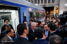 مراسم آغاز بهره برداری از واگن های مسافری ناوگان ریلی کشور