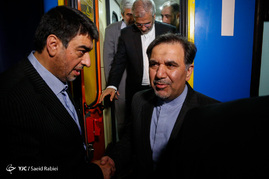 مراسم آغاز بهره برداری از واگن های مسافری ناوگان ریلی کشور