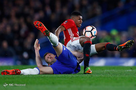 دیدار تیم‌های فوتبال چلسی و منچستریونایتد
