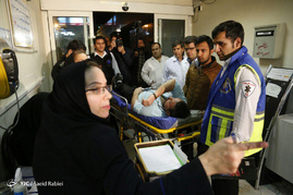 مصدومین حادثه چهارشنبه سوری