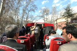 رونمایی از اتوبوس گردشگری