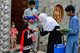 مبارزه با فلج اطفال در پاکستان و افغانستان