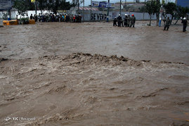 جاری شدن سیل در پرو