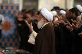 لحظه تحویل سال ۱۳۹۶در حرم امام رضا(ع)