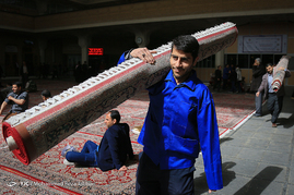 لحظه تحویل سال ۱۳۹۶در حرم حضرت فاطمه معصومه(س)