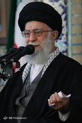 حضور و سخنرانی رهبر معظم انقلاب در اجتماع زائران و مجاوران حرم رضوی