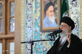 حضور و سخنرانی رهبر معظم انقلاب در اجتماع زائران و مجاوران حرم رضوی