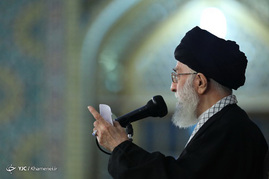 حضور و سخنرانی رهبر معظم انقلاب در اجتماع زائران و مجاوران حرم رضوی